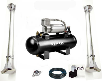 Kit DUAL 18 WHEELER HORN Air Horns of Texas Train Horns Train